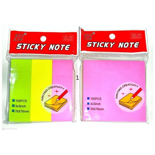 Sticky Notes Per Packet